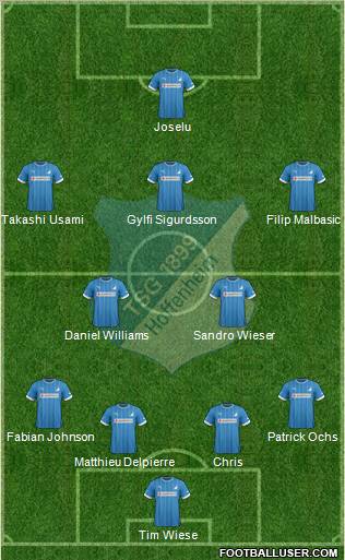 TSG 1899 Hoffenheim Formation 2012