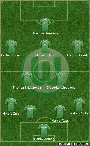 VfL Wolfsburg Formation 2012