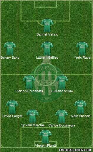 A.S. Saint-Etienne Formation 2012