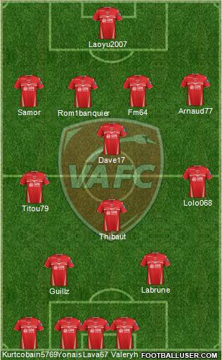 Valenciennes Football Club Formation 2012