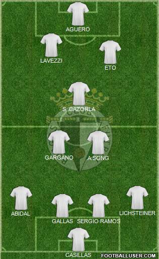 Burgos C.F., S.A.D. Formation 2012