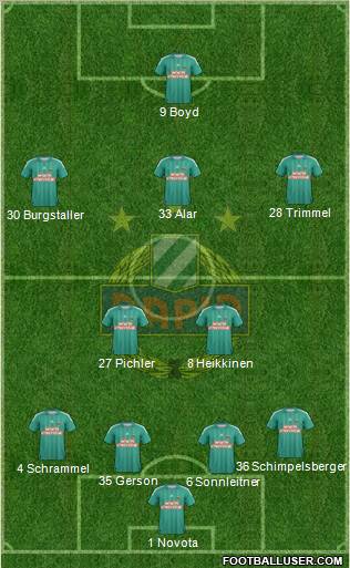 SK Rapid Wien Formation 2012