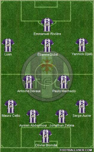 Toulouse Football Club Formation 2012