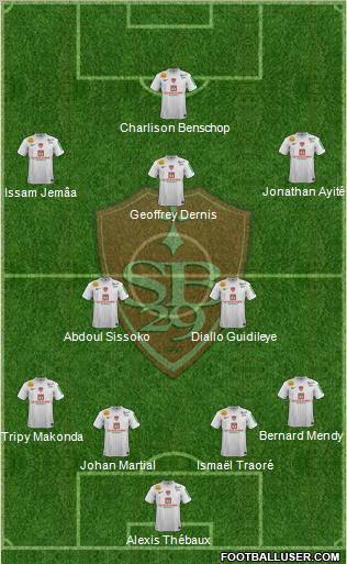 Stade Brestois 29 Formation 2012