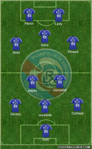 Racing Club de Strasbourg-Football Formation 2012