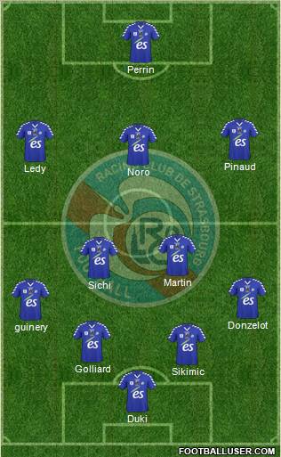 Racing Club de Strasbourg-Football Formation 2012