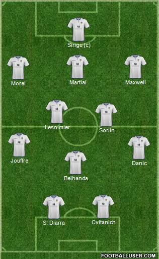 Leeds United Formation 2012