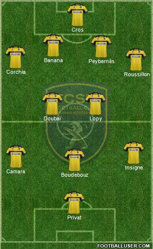 FC Sochaux-Montbéliard Formation 2012