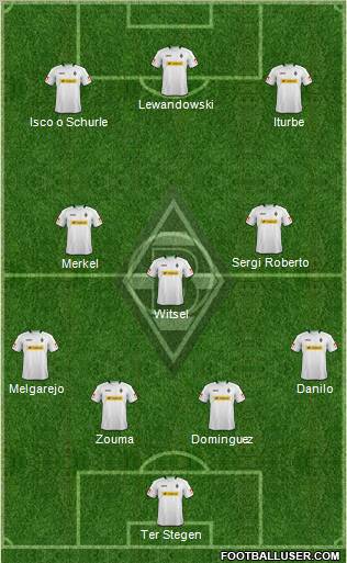 Borussia Mönchengladbach Formation 2012