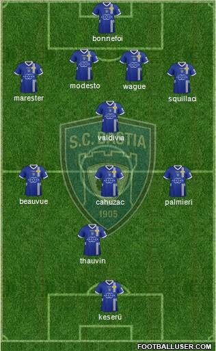 Sporting Club Bastia Formation 2012