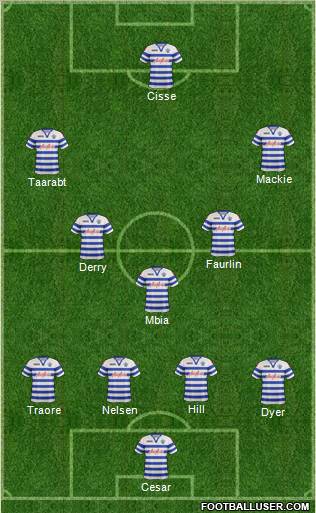 Queens Park Rangers Formation 2012