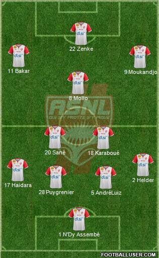 A.S. Nancy Lorraine Formation 2012