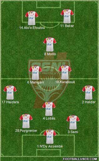 A.S. Nancy Lorraine Formation 2012