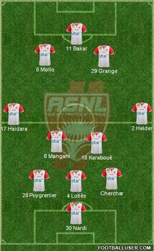 A.S. Nancy Lorraine Formation 2012