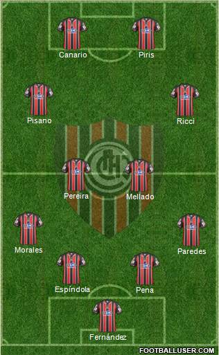 Chacarita Juniors Formation 2012