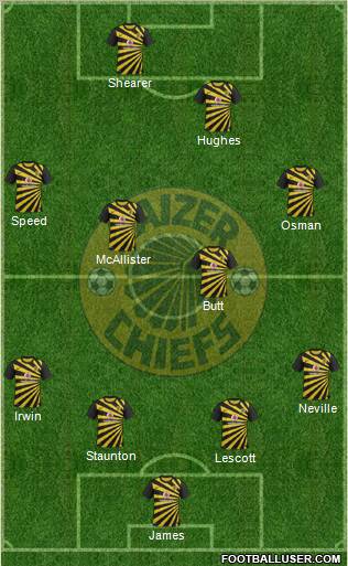 Kaizer Chiefs Formation 2012