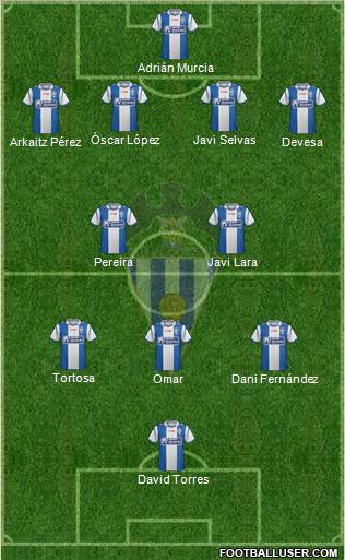 C.D. Alcoyano Formation 2012