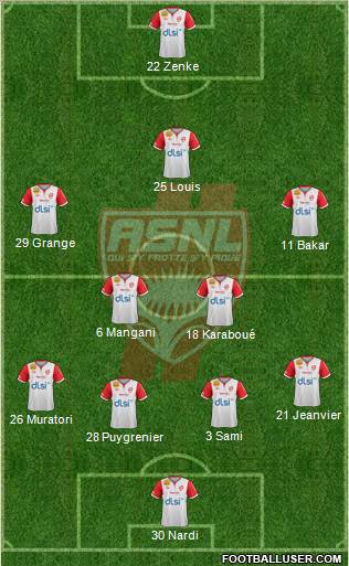 A.S. Nancy Lorraine Formation 2012