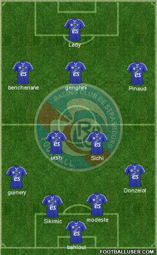 Racing Club de Strasbourg-Football Formation 2012