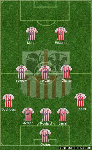 Athletic Club Ajaccien Football Formation 2012