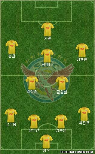 Seongnam Ilhwa Chunma Formation 2012