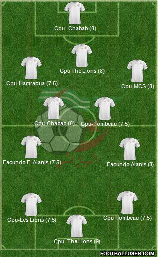 Algeria Formation 2012