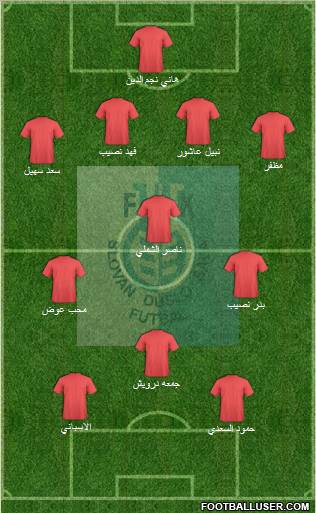 Slovan Duslo Sala Formation 2012