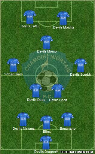 Chamois Niortais Football Club Formation 2012