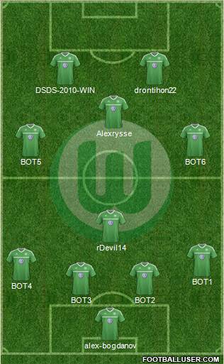 VfL Wolfsburg Formation 2012