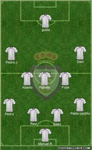 Real Jaén C.F. Formation 2012