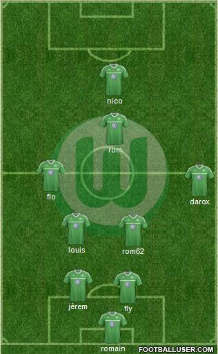 VfL Wolfsburg Formation 2012