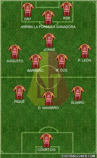 CC Deportes Tolima Formation 2012