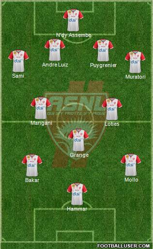 A.S. Nancy Lorraine Formation 2012