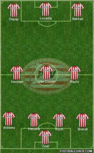 PSV Formation 2012