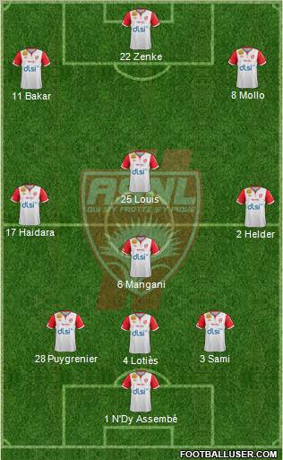 A.S. Nancy Lorraine Formation 2012