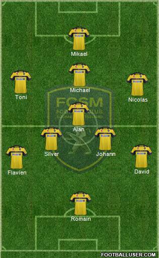 FC Sochaux-Montbéliard Formation 2012