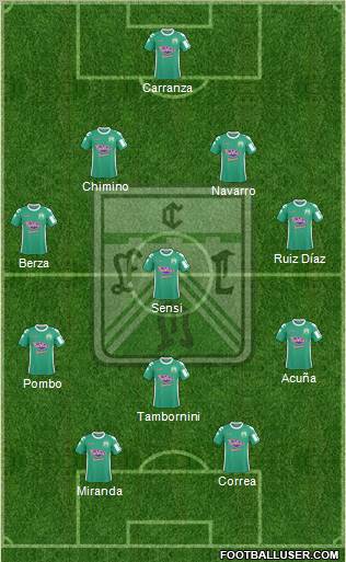 Ferro Carril Oeste Formation 2012