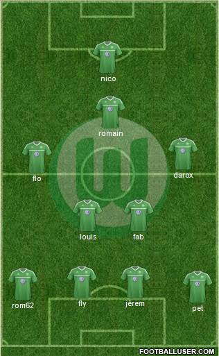 VfL Wolfsburg Formation 2012