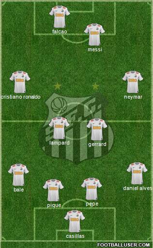 Santos FC Formation 2012