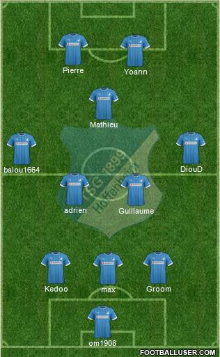 TSG 1899 Hoffenheim Formation 2012