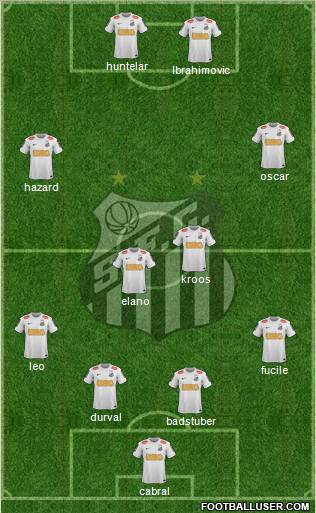 Santos FC Formation 2012