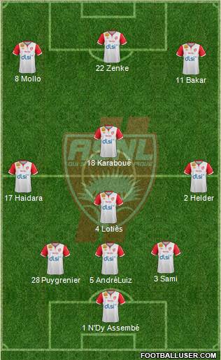 A.S. Nancy Lorraine Formation 2012