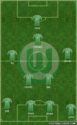 VfL Wolfsburg Formation 2012