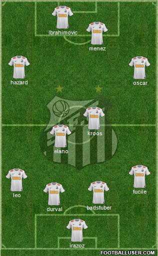 Santos FC Formation 2012