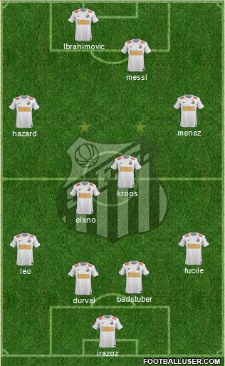 Santos FC Formation 2012