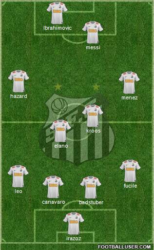 Santos FC Formation 2012