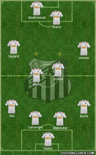 Santos FC Formation 2012