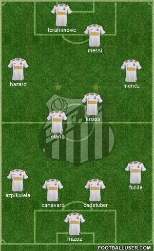 Santos FC Formation 2012