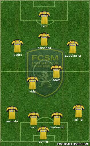 FC Sochaux-Montbéliard Formation 2012