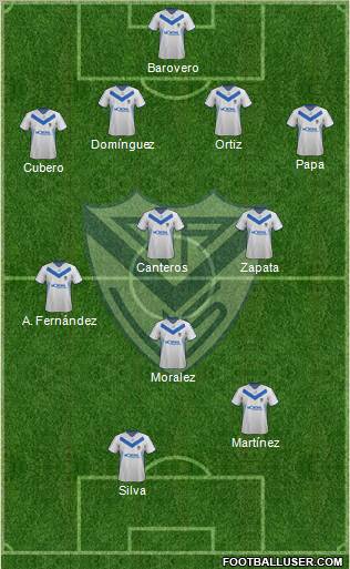 Vélez Sarsfield Formation 2012